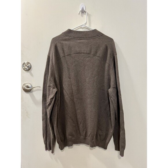 Tommy Bahama Mens Brown Tight Knit Sweater Pullover Cotton Nylon Size XXL - Picture 6 of 11